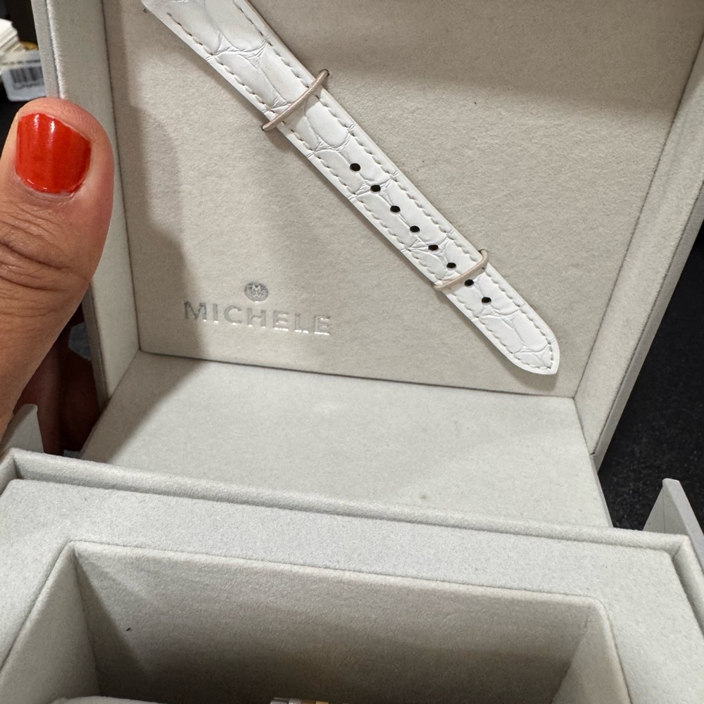 Michele Gold and Silver Bracelet Watch - Picture 9 of 16